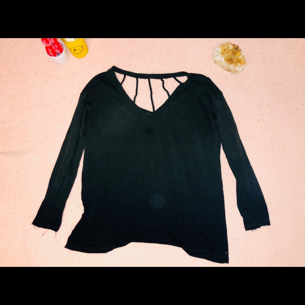 Ombre-Green/Black Top